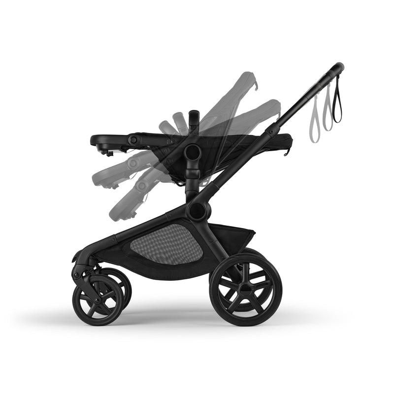 Bugaboo Kangaroo Complete Double Stroller and Turtle Air Shield by Nuna Travel System