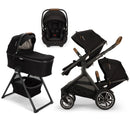 Nuna DEMI Next Double with Rider Board , Bassinet + Stand and PIPA aire RX Travel System