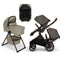 Nuna DEMI Next Double with Rider Board , Bassinet + Stand and PIPA aire RX Travel System