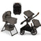 Nuna DEMI Next Double with Rider Board , Bassinet + Stand and PIPA aire RX Travel System