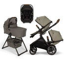 Nuna DEMI Next Double with Rider Board , Bassinet + Stand and PIPA aire RX Travel System