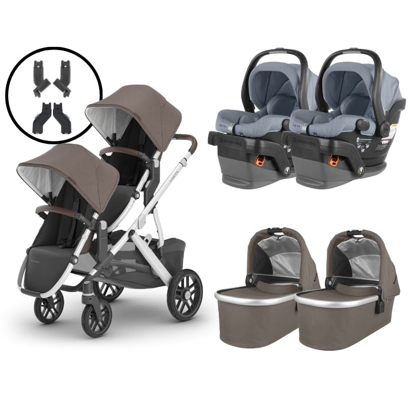 2024 UPPAbaby Vista V2 Twin Stroller and Mesa V2 Travel System