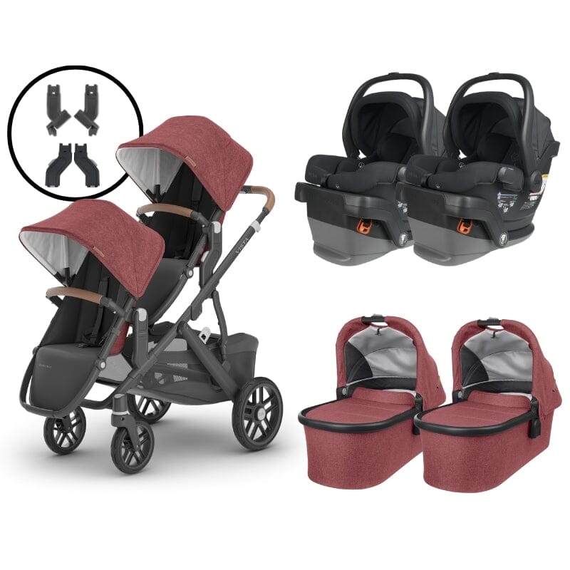 2024 UPPAbaby Vista V2 Twin Stroller and Mesa V2 Travel System