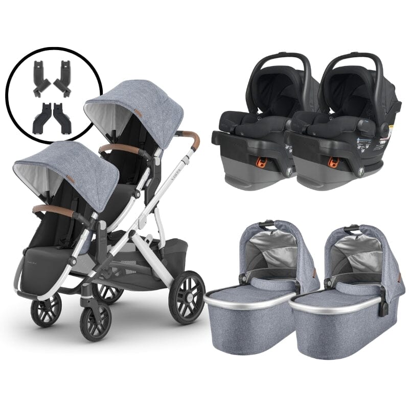 2024 UPPAbaby Vista V2 Twin Stroller and Mesa V2 Travel System