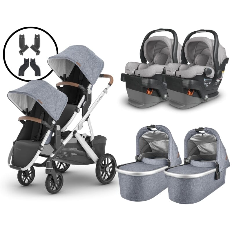 2024 UPPAbaby Vista V2 Twin Stroller and Mesa V2 Travel System