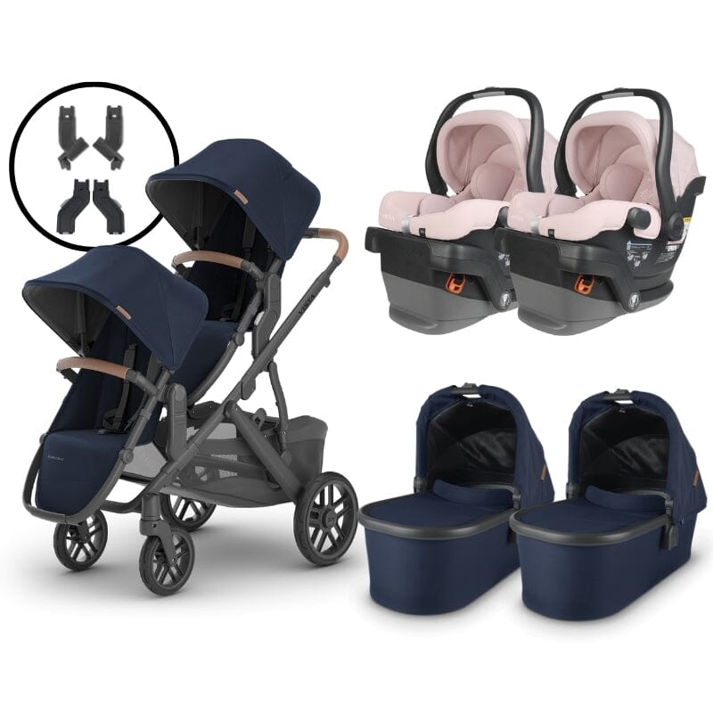 2024 UPPAbaby Vista V2 Twin Stroller and Mesa V2 Travel System