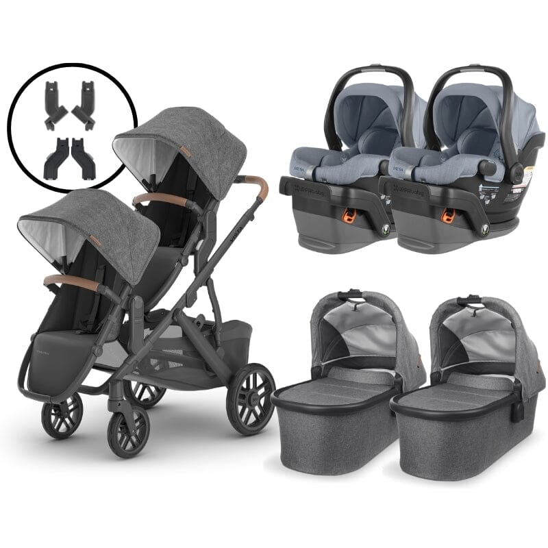 2024 UPPAbaby Vista V2 Twin Stroller and Mesa V2 Travel System