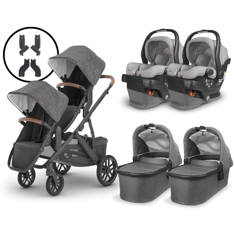 2024 UPPAbaby Vista V2 Twin Stroller and Mesa V2 Travel System