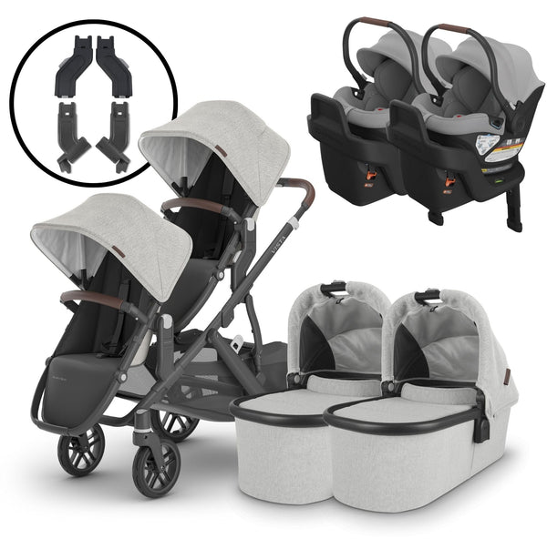 2024 UPPAbaby Vista V2 and Aria Twin Travel System