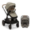 Nuna DEMI Next Stroller, Rider Board and PIPA aire RX Travel System