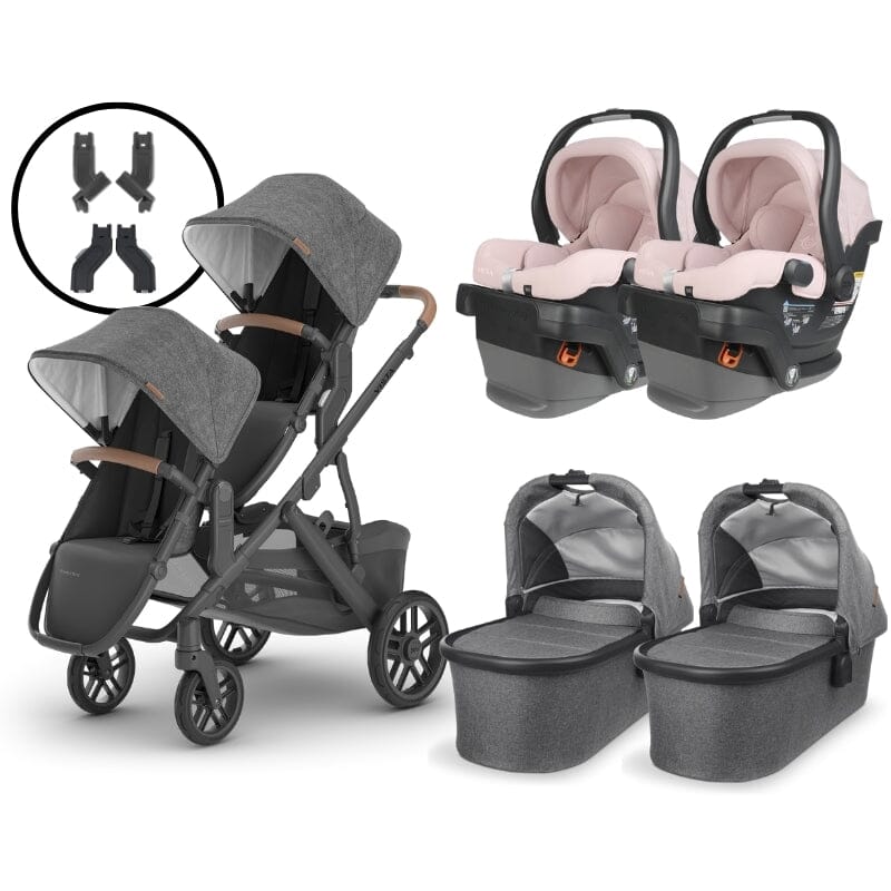 2024 UPPAbaby Vista V2 Twin Stroller and Mesa V2 Travel System