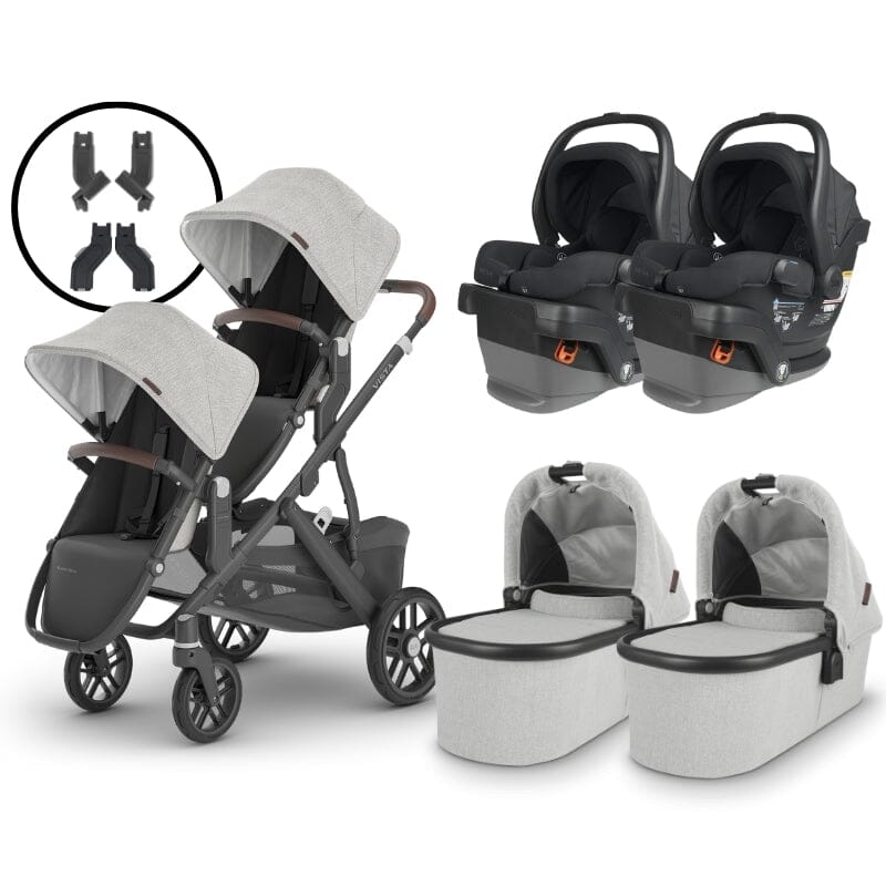 2024 UPPAbaby Vista V2 Twin Stroller and Mesa V2 Travel System