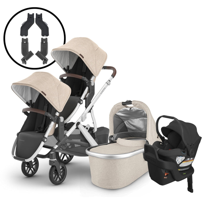 2024 UPPAbaby Vista V2 Double Stroller and Aria Travel System