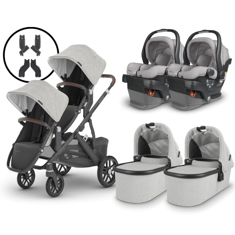 2024 UPPAbaby Vista V2 Twin Stroller and Mesa V2 Travel System