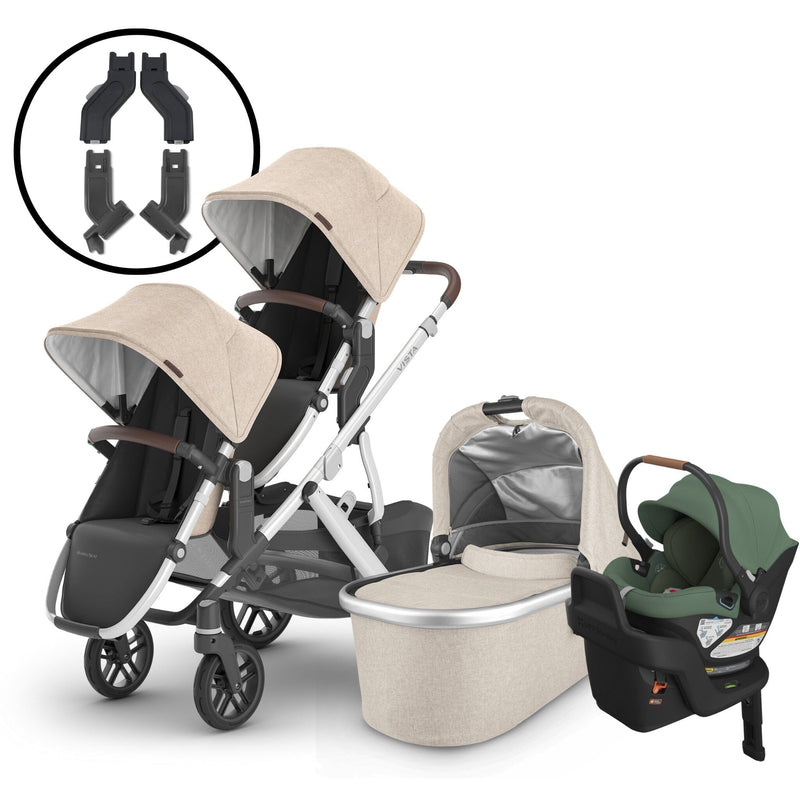 2024 UPPAbaby Vista V2 Double Stroller and Aria Travel System