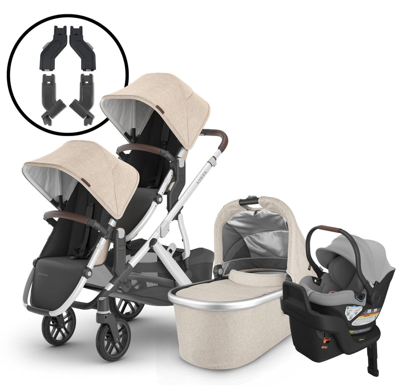 2024 UPPAbaby Vista V2 Double Stroller and Aria Travel System