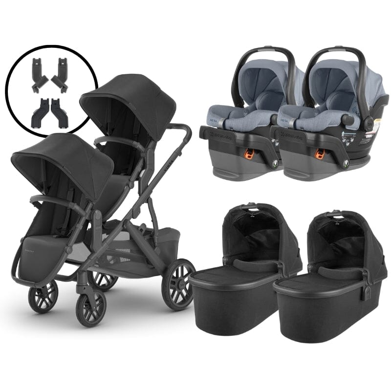 2024 UPPAbaby Vista V2 Twin Stroller and Mesa V2 Travel System