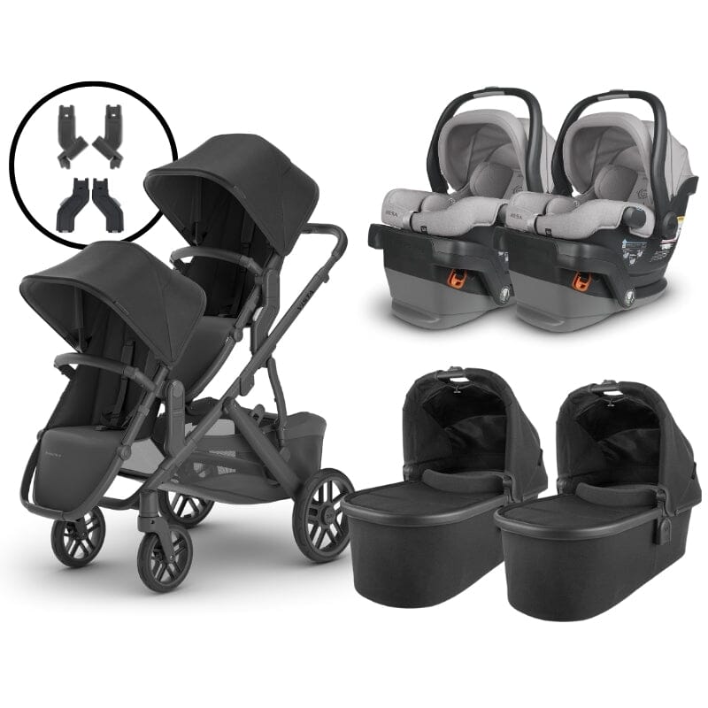 2024 UPPAbaby Vista V2 Twin Stroller and Mesa V2 Travel System