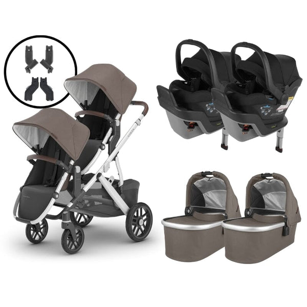 2024 UPPAbaby Vista V2 and Mesa Max Twin Travel System