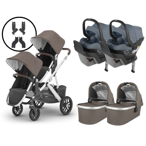 2024 UPPAbaby Vista V2 and Mesa Max Twin Travel System