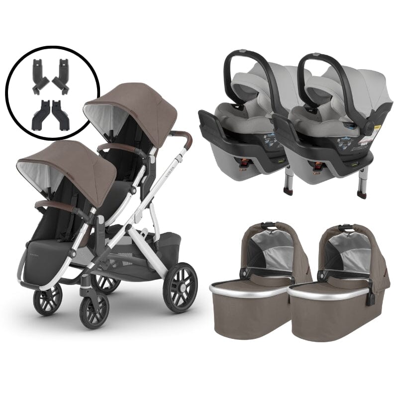 2024 UPPAbaby Vista V2 and Mesa Max Twin Travel System