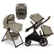 Nuna DEMI Next Double with Rider Board , Bassinet + Stand and PIPA aire RX Travel System