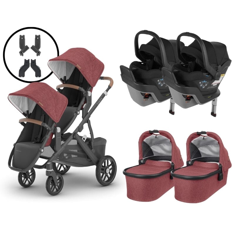 2024 UPPAbaby Vista V2 and Mesa Max Twin Travel System