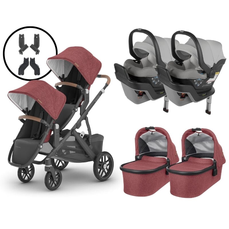 2024 UPPAbaby Vista V2 and Mesa Max Twin Travel System