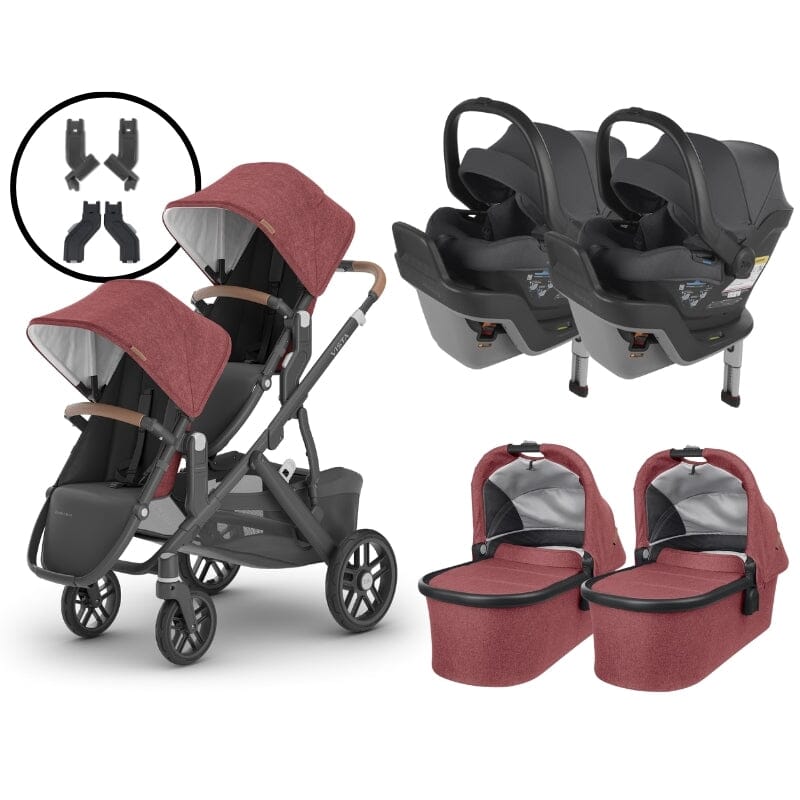 2024 UPPAbaby Vista V2 and Mesa Max Twin Travel System