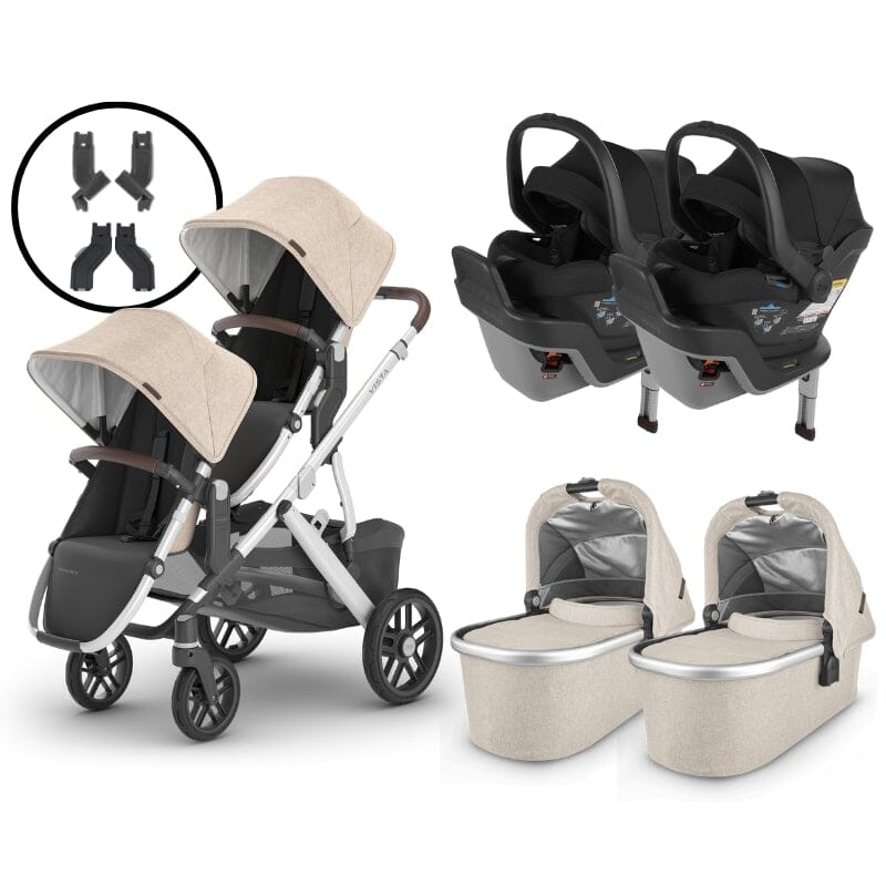 2024 UPPAbaby Vista V2 and Mesa Max Twin Travel System