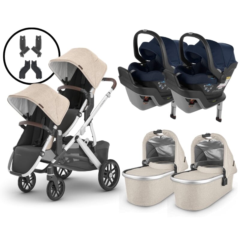 2024 UPPAbaby Vista V2 and Mesa Max Twin Travel System