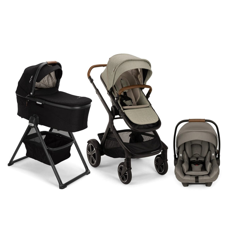 Nuna DEMI Next with Rider Board , Bassinet + Stand and PIPA aire RX Travel System