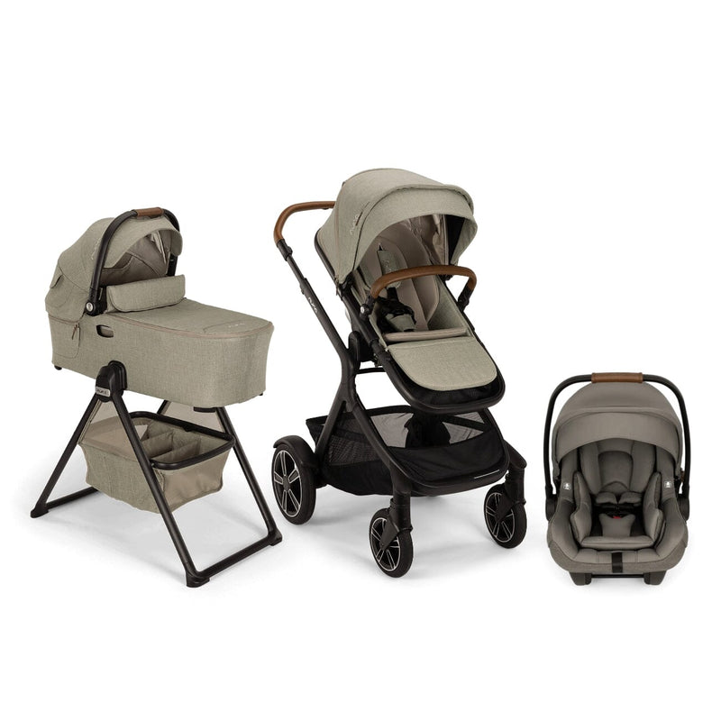 Nuna DEMI Next with Rider Board , Bassinet + Stand and PIPA aire RX Travel System