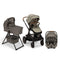 Nuna DEMI Next with Rider Board , Bassinet + Stand and PIPA aire RX Travel System