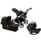 Bugaboo Donkey5 Mono and Turtle Air Shield by Nuna Travel System