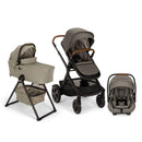 Nuna DEMI Next with Rider Board , Bassinet + Stand and PIPA aire RX Travel System