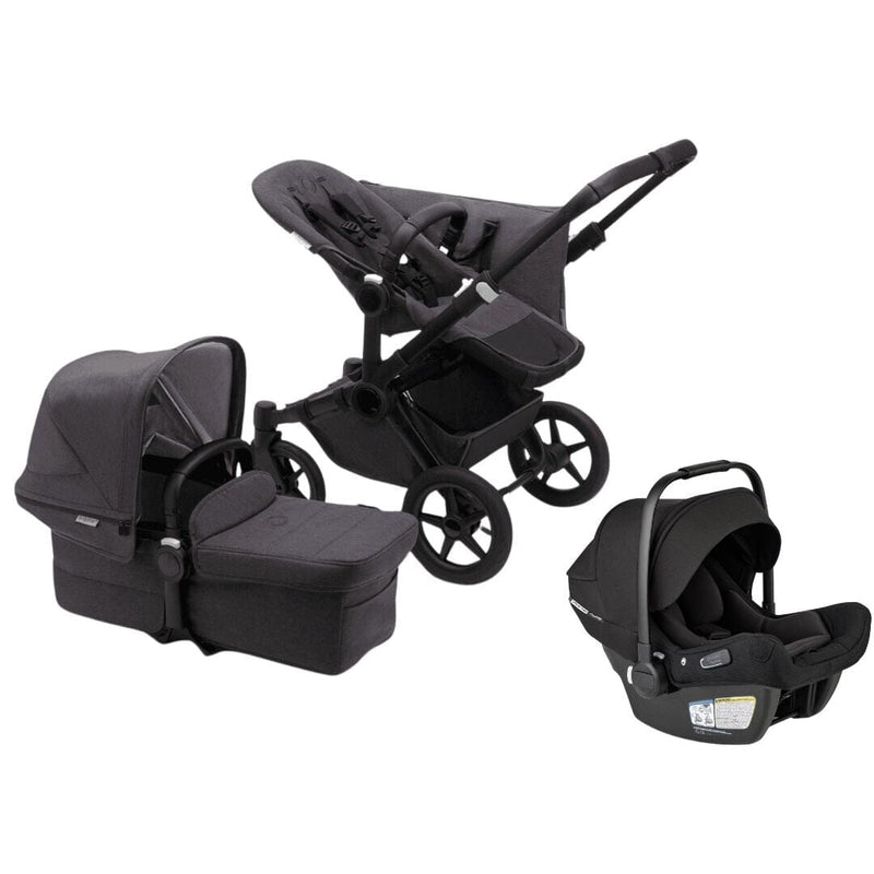 Bugaboo Donkey5 Mono and Turtle Air Shield by Nuna Travel System