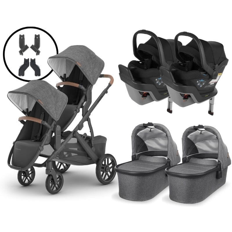 2024 UPPAbaby Vista V2 and Mesa Max Twin Travel System