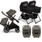 Nuna DEMI Next with Rider Board Twin Travel System - PIPA aire RX and Bassinet + Stand