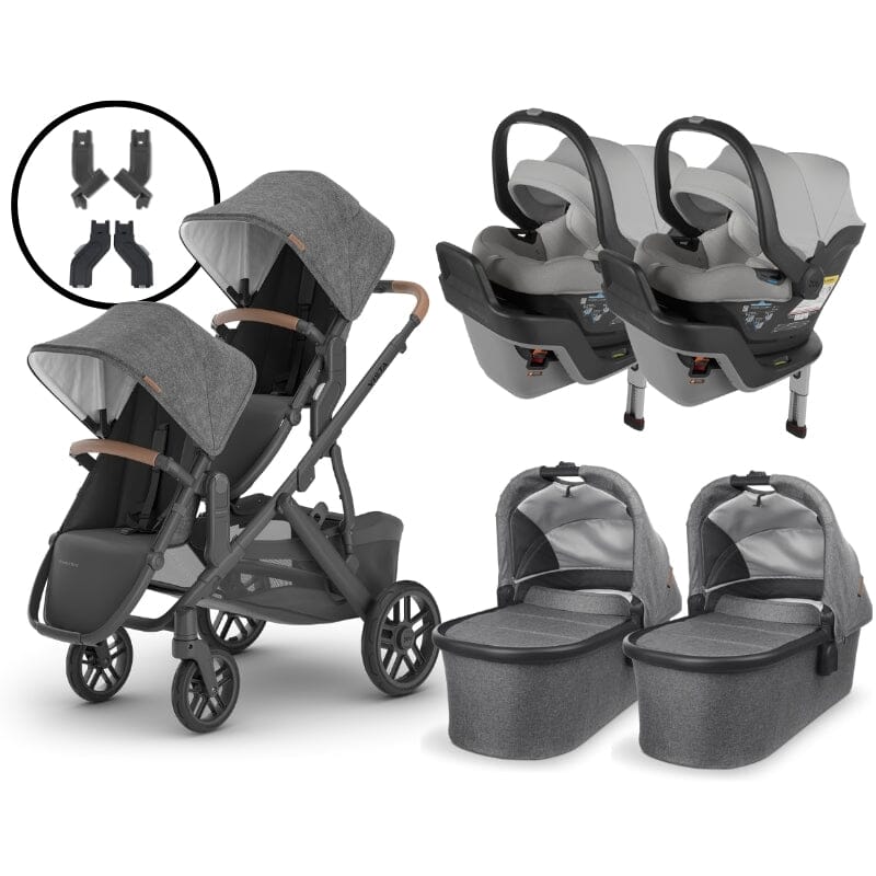 2024 UPPAbaby Vista V2 and Mesa Max Twin Travel System