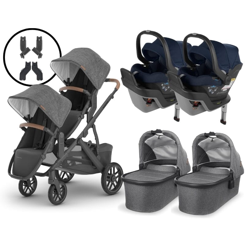 2024 UPPAbaby Vista V2 and Mesa Max Twin Travel System