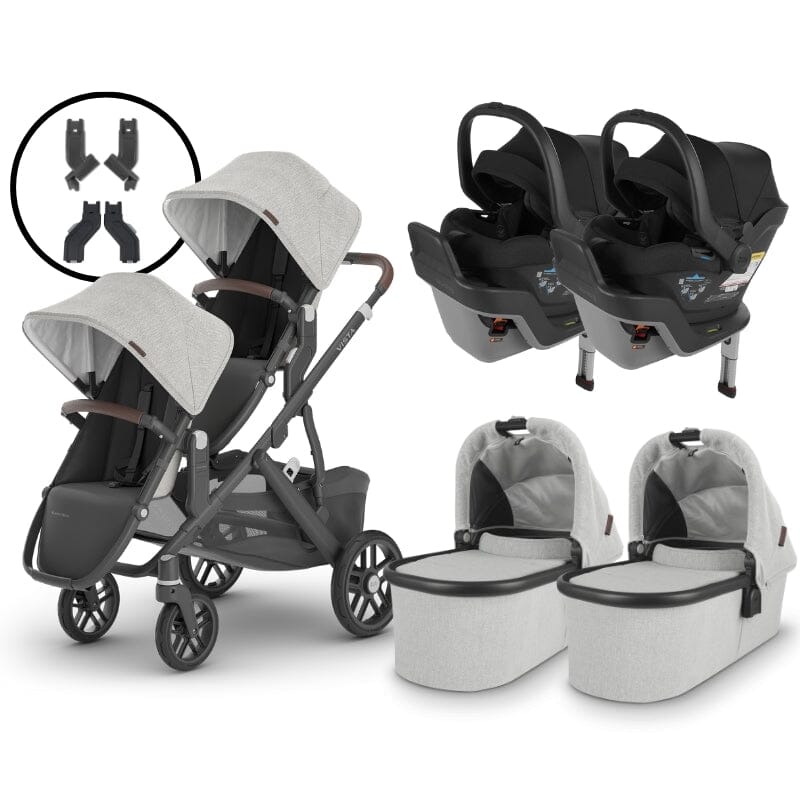 2024 UPPAbaby Vista V2 and Mesa Max Twin Travel System