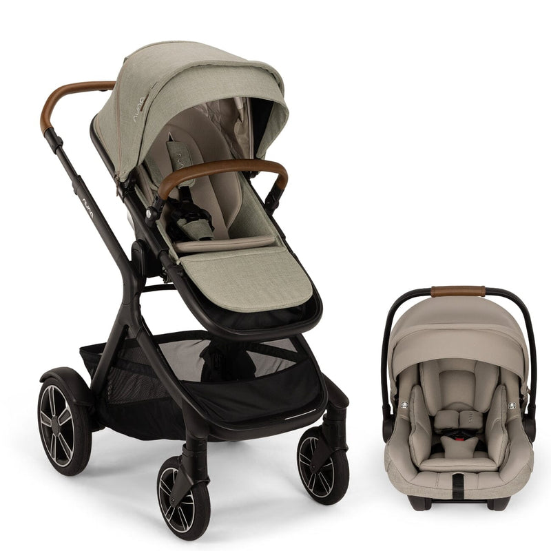 Nuna DEMI Next Stroller, Rider Board and PIPA aire RX Travel System