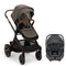 Nuna DEMI Next Stroller, Rider Board and PIPA aire RX Travel System