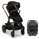 Nuna DEMI Next Stroller, Rider Board and PIPA aire RX Travel System