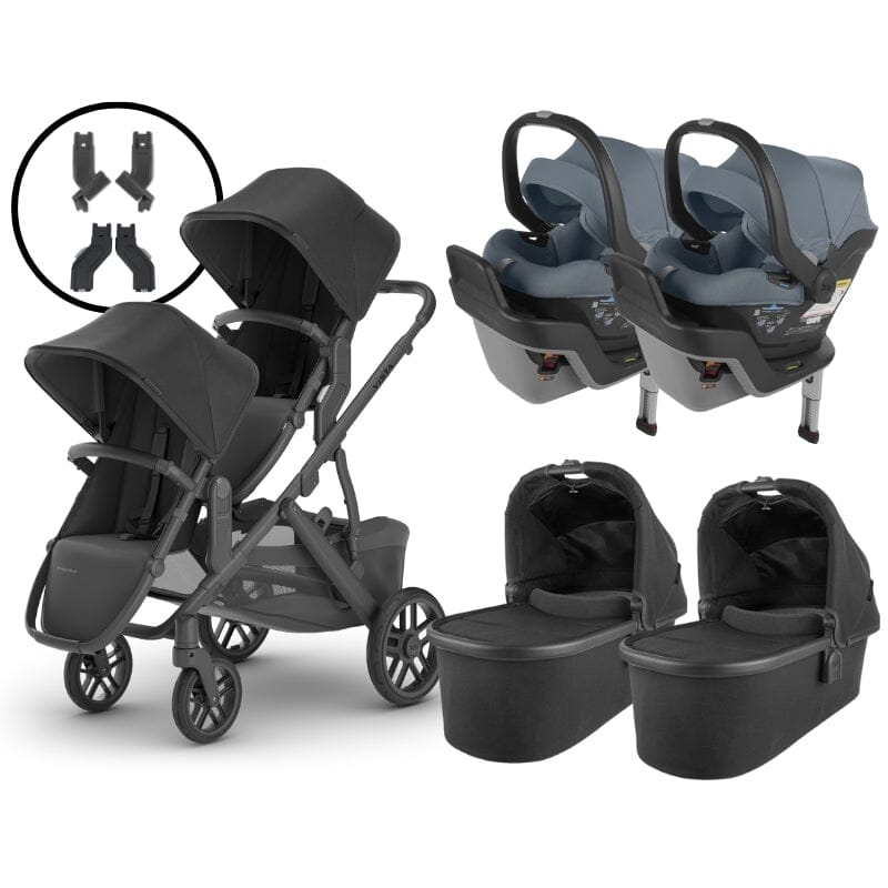 2024 UPPAbaby Vista V2 and Mesa Max Twin Travel System