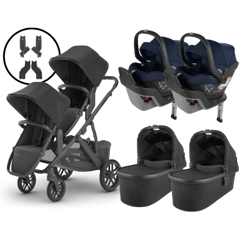 2024 UPPAbaby Vista V2 and Mesa Max Twin Travel System