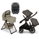 Nuna DEMI Next Double with Rider Board , Bassinet + Stand and PIPA aire RX Travel System