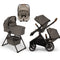 Nuna DEMI Next Double with Rider Board , Bassinet + Stand and PIPA aire RX Travel System