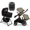 Nuna DEMI Next Double with Rider Board , Bassinet + Stand and PIPA aire RX Travel System